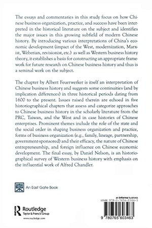 Chinese Business History: Interpretive Trends and Priorities for the Future (Special Studies in Chinese History),Used