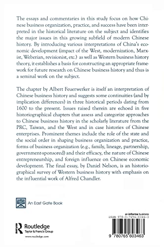 Chinese Business History: Interpretive Trends and Priorities for the Future (Special Studies in Chinese History),Used
