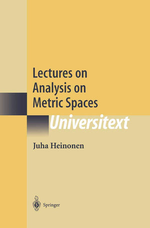 Lectures on Analysis on Metric Spaces (Universitext),New