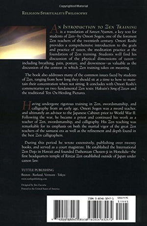 An Introduction To Zen Training,New