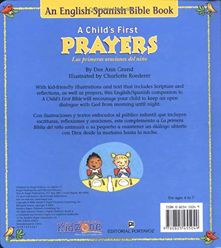 A Child's First Prayers (Spanish and English Edition),Used