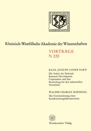 Natur, Ingenieur und Wirtschaftswissenschaften: Vortrge  N 220 (German Edition),Used