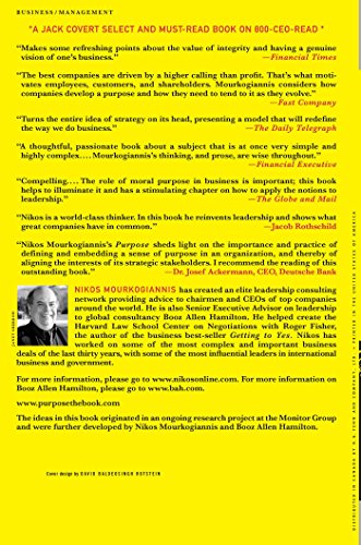 Purpose: The Starting Point of Great Companies,Used