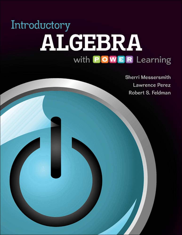 Introductory Algebra with P.O.W.E.R. Learning,Used