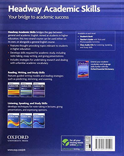 Headway 1 Academic Skills Reading and Writing Student's Book (Headway Academic Skills),Used