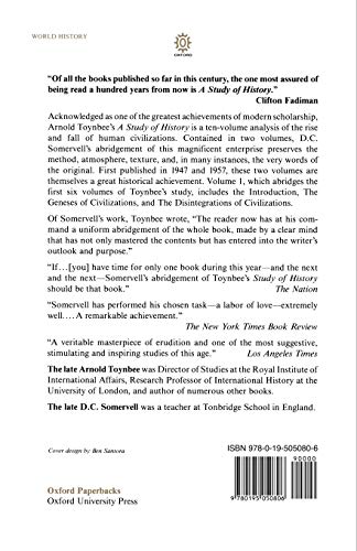A Study of History, Vol. 1: Abridgement of Volumes IVI,New