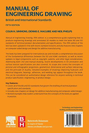 Manual of Engineering Drawing: British and International Standards,Used