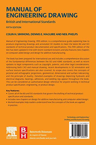 Manual of Engineering Drawing: British and International Standards,Used