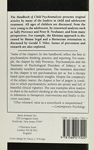 Handbook of Child Psychoanalysis: Research, Theory, and Practice (Master Work Series) (The Master Work Series),Used
