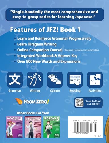 Japanese from Zero! 1: Proven Techniques to Learn Japanese for Students and Professionals,New
