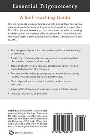 Essential Trigonometry: A SelfTeaching Guide,New