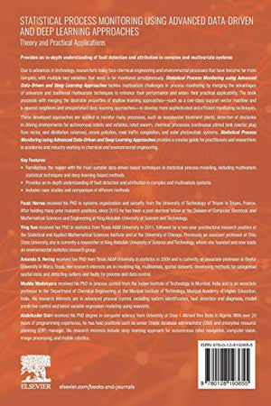 Statistical Process Monitoring Using Advanced DataDriven and Deep Learning Approaches: Theory and Practical Applications,Used