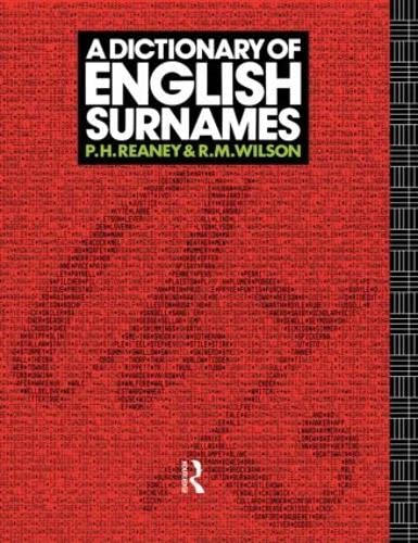 A Dictionary of English Surnames,Used