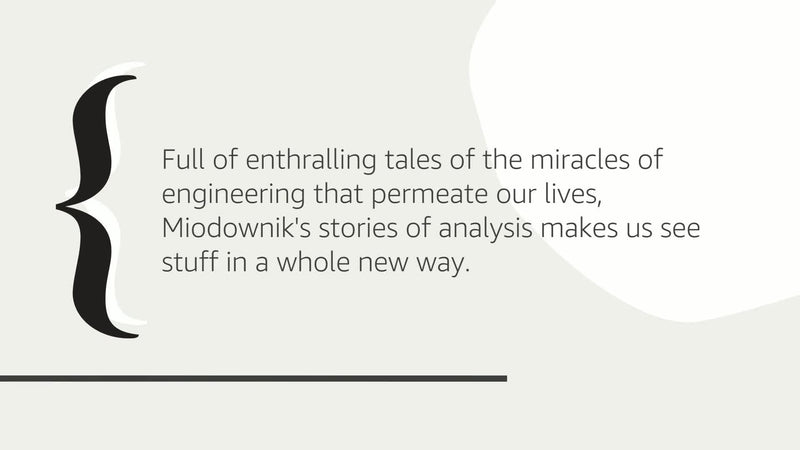 Stuff Matters: Exploring the Marvelous Materials That Shape Our ManMade World,New