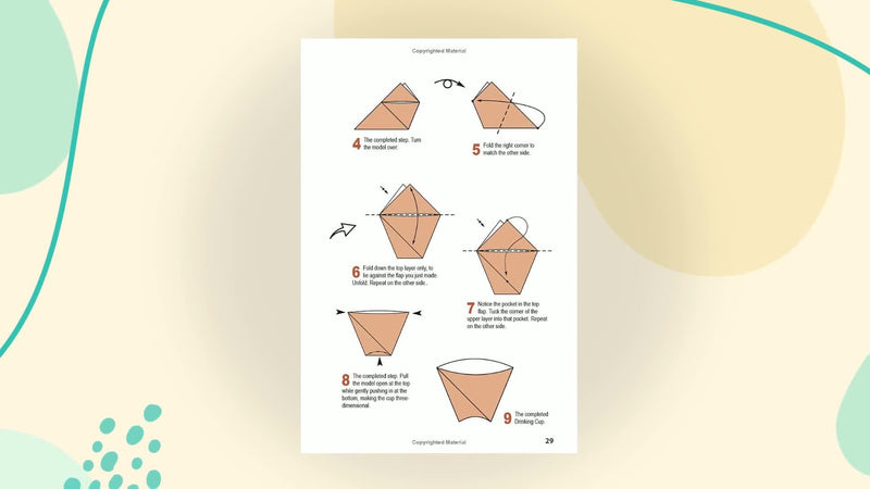 Japanese Origami for Beginners Kit: 20 Classic Origami Models: Kit with 96page Origami Book, 72 Origami Papers and Instructiona,Used
