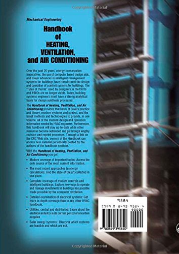 Handbook Of Heating, Ventilation, And Air Conditioning (Mechanical Engineering Series),New