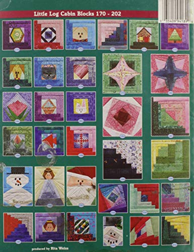 202 Little Log Cabin Blocks,Used