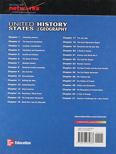 United States History and Geography, Student Edition (UNITED STATES HISTORY (HS)),Used
