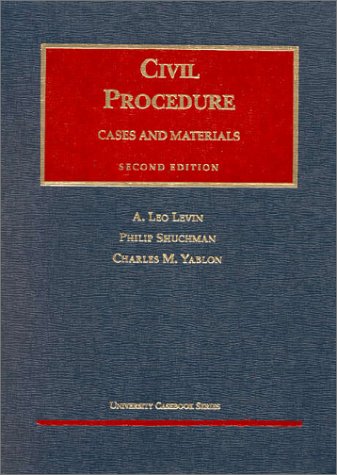Civil Procedure: Cases & Materials, 2nd Edition (University Casebook),Used