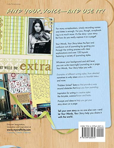 Your Words, Your Story: Add Meaningful Journaling To Your Layouts,Used