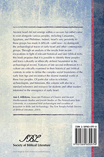 Biblical Peoples And Ethnicity: An Archaeological Study of Egyptians, Canaanites, Philistines, And Early Israel 13001100 B.C.E.,Used