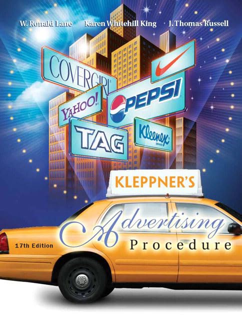 Kleppners Advertising Procedure,New