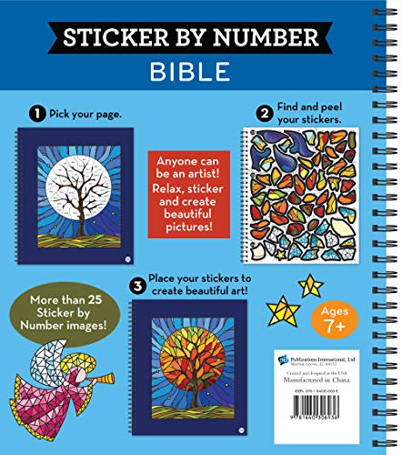 Brain Games  Sticker by Number: Bible (28 Images to Sticker),New