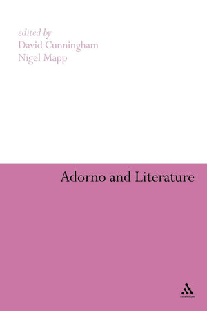 Adorno And Literature,New