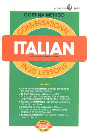 Conversational Italian: In 20 Lessons (Cortina Method),New