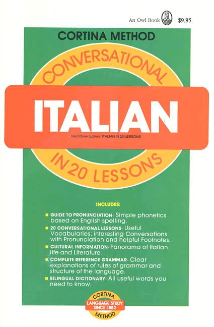 Conversational Italian: In 20 Lessons (Cortina Method),New