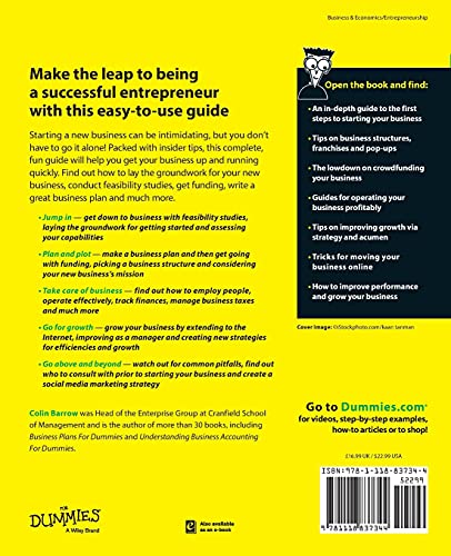 Starting a Business For Dummies[UK Edition],Used