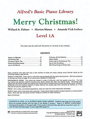 Alfred's Basic Piano Library Merry Christmas!, Bk 1A (Alfred's Basic Piano Library, Bk 1A),Used