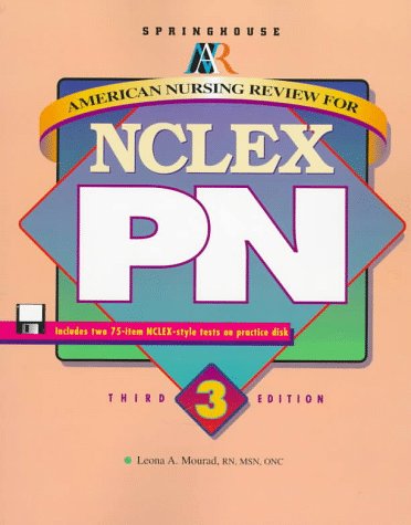American Nursing Review for NCLEXPN (Book with Diskette),Used