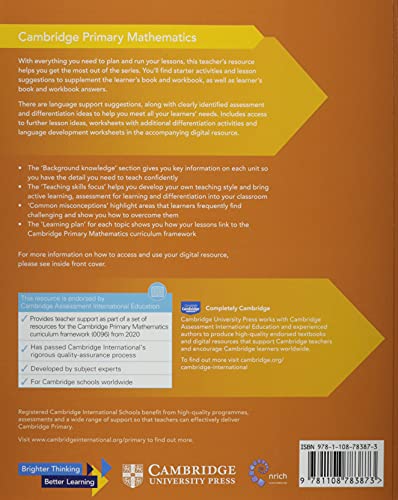 Cambridge Primary Mathematics Teacher's Resource 2 with Digital Access (Cambridge Primary Maths),Used