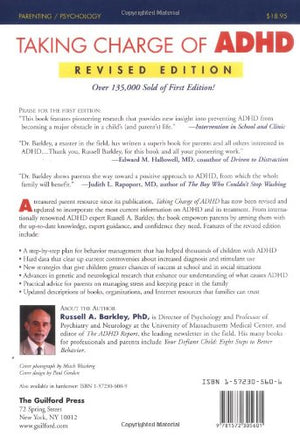 Taking Charge of ADHD: The Complete, Authoritative Guide for Parents (Revised Edition),Used