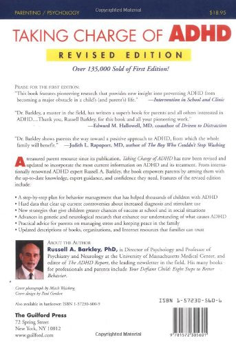 Taking Charge of ADHD: The Complete, Authoritative Guide for Parents (Revised Edition),Used