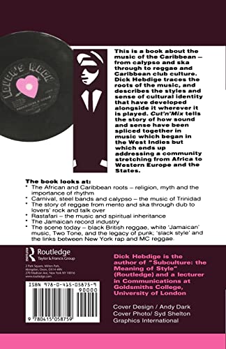 Cut n' Mix: Culture, Identity and Caribbean Music (Comedia),Used