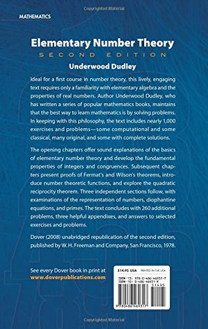 Elementary Number Theory: Second Edition (Dover Books on Mathematics),New