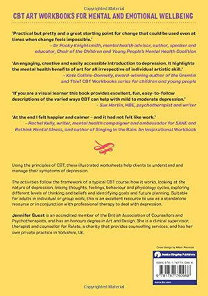 The CBT Art Workbook for Coping with Depression (CBT Art Workbooks for Mental and Emotional Wellbeing),Used