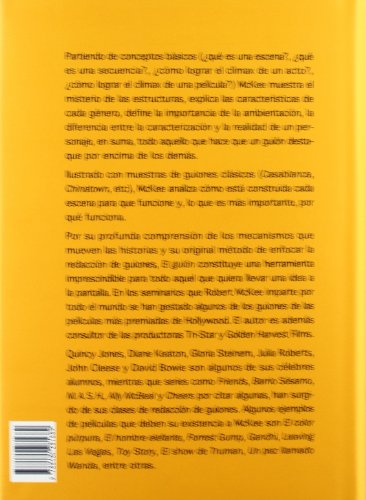 El guin. Story: Sustancia, estructura, estilo y principios de la escritura de guiones (Spanish Edition),Used