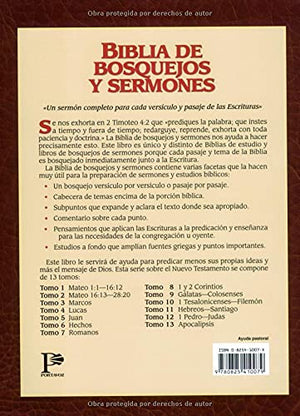 Biblia de bosquejos y sermones: Mateo 2 (Biblia de Bosquejos y Sermones N.T.) (Spanish Edition),Used