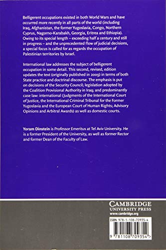 The International Law of Belligerent Occupation,Used