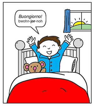 Color & Learn Easy Italian Phrases for Kids (Dover Little Activity Books: Language),Used