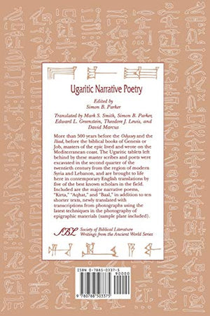 Ugaritic Narrative Poetry,New