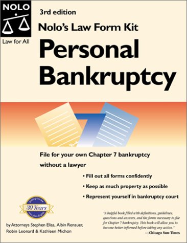 Nolo's Law Form Kit: Personal Bankruptcy,Used