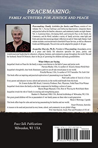 Peacemaking: Family Activities for Justice and Peace, Vol. 1, Facing Challenges and Embracing Possibilities,Used