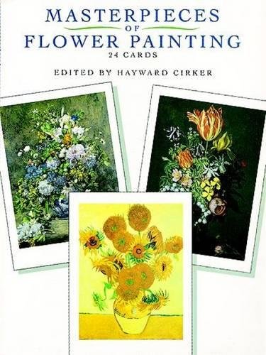 Masterpieces Of Flower Painting: 24 Cards (Dover Postcards),Used