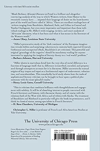 Blank Darkness: Africanist Discourse in French,New