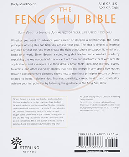 The Feng Shui Bible: The Definitive Guide to Improving Your Life, Home, Health, and Finances (Mind Body Spirit Bibles, 4),New