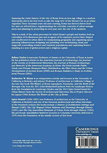 Rome: An Urban History from Antiquity to the Present,Used